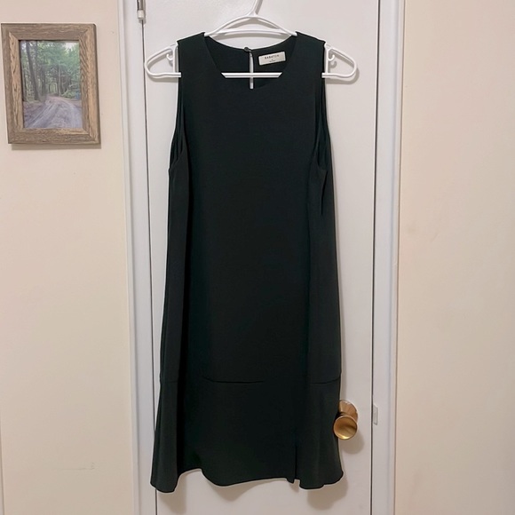 Babaton Drop Waist Shift Dress - Green (US 6) - Picture 1 of 3